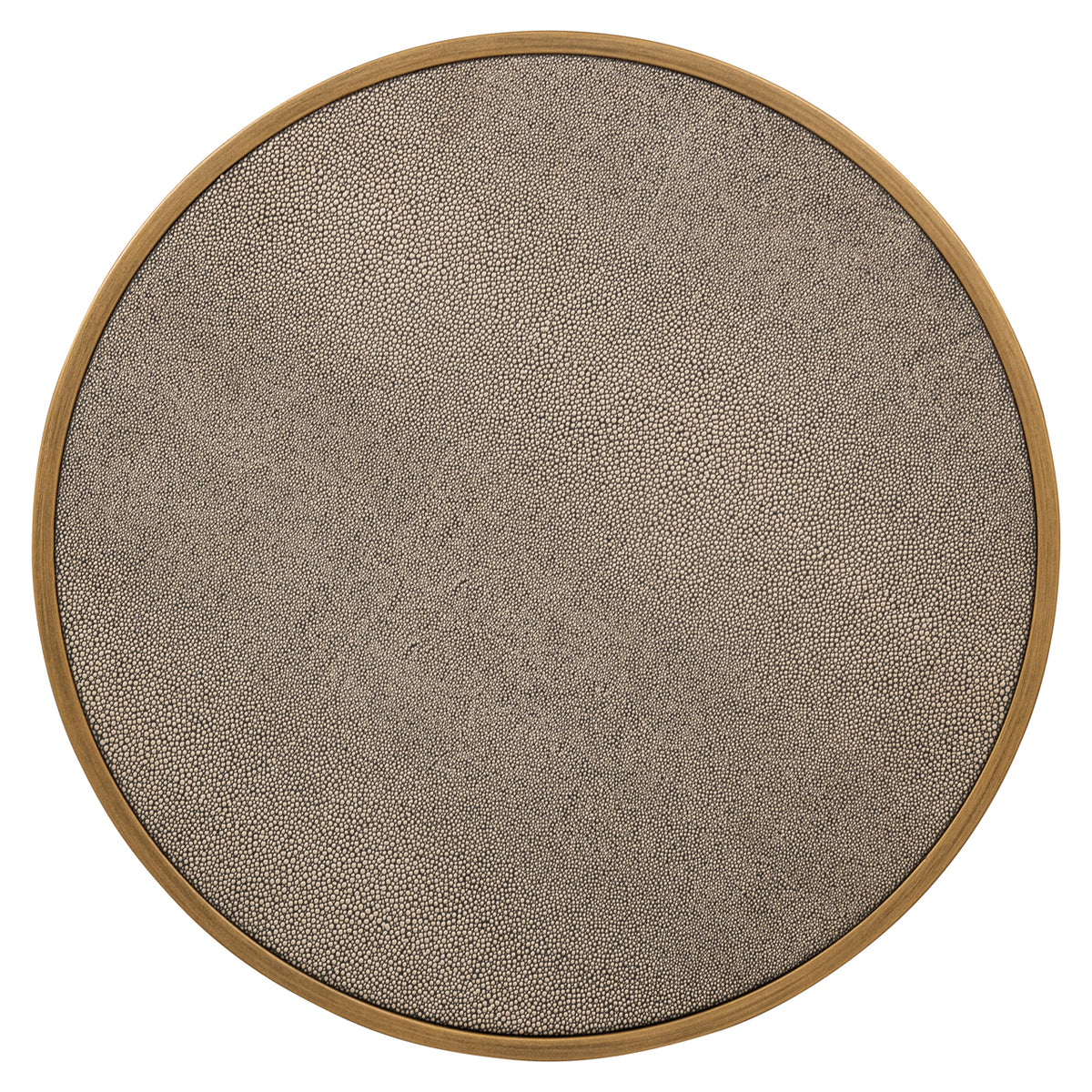 Richmond Möbel Beistelltisch Bloomville (Set von 2) brass shagreen | 212727