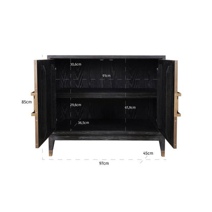 Richmond Möbel | Sideboard Bloomville | Brass-shagreen