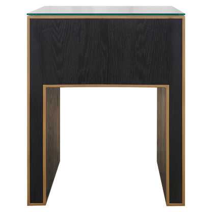 Richmond Möbel | Nachttisch Bloomville top | Brass-shagreen