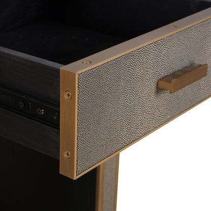 Richmond Möbel | Nachttisch Bloomville top | Brass-shagreen