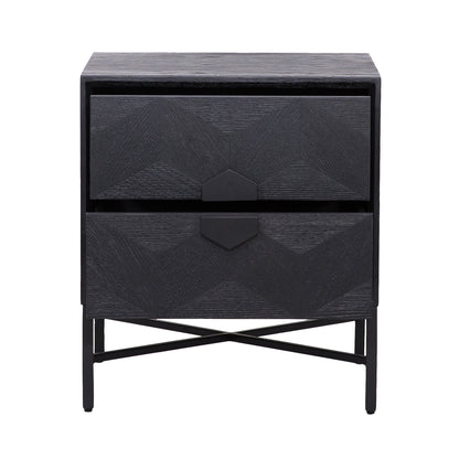 Richmond Möbel | Nachttisch Blax | Black