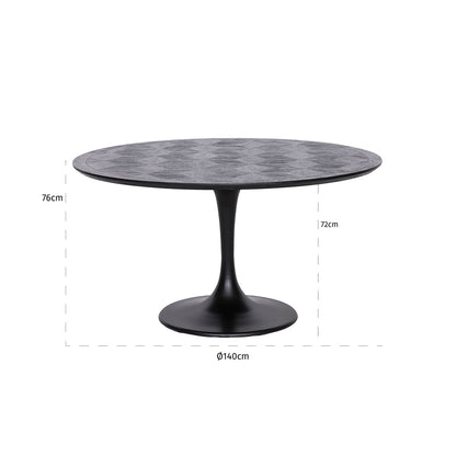 Richmond Möbel | Esstisch Blax | Black