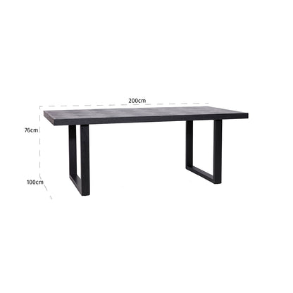 Richmond Möbel | Esstisch Blax | Black