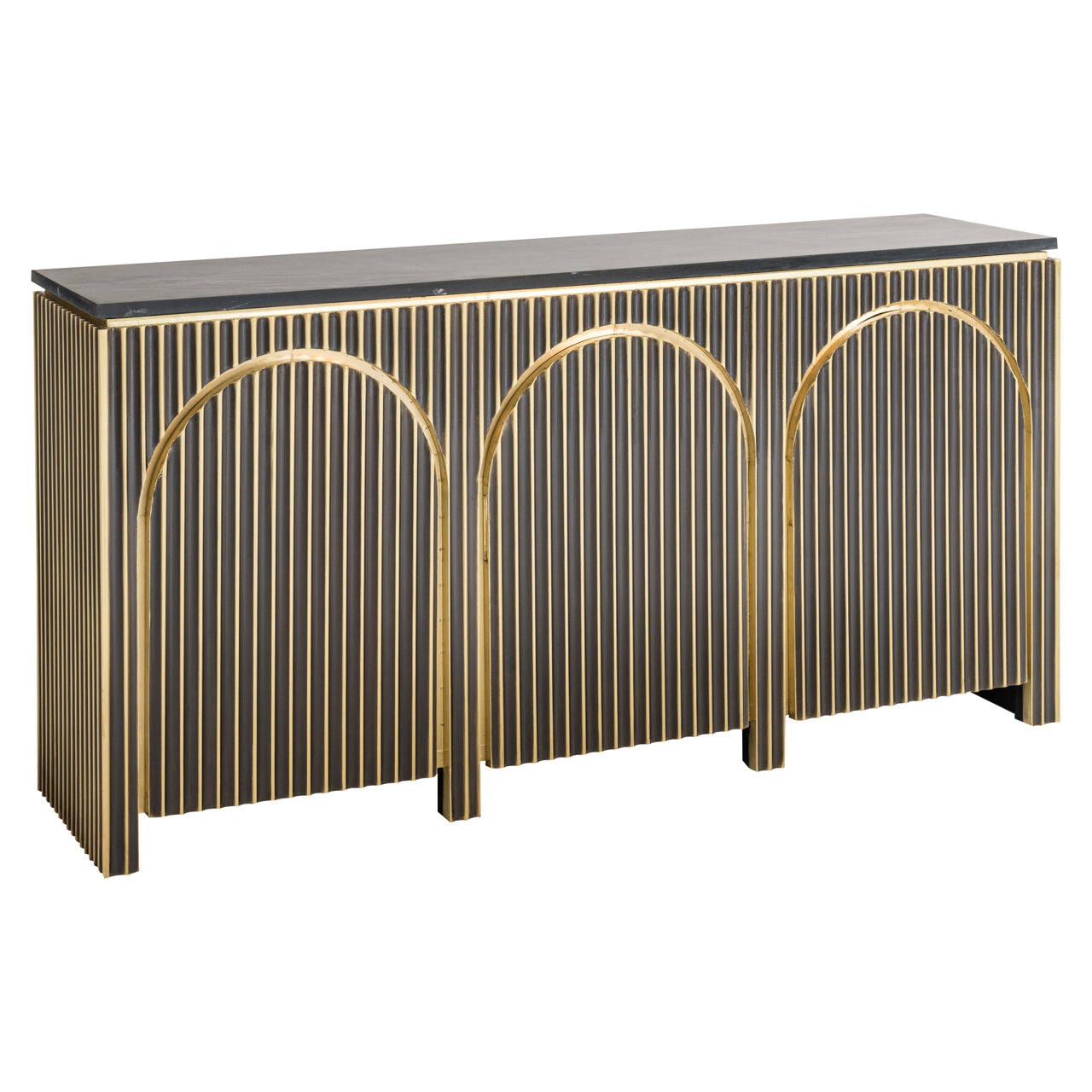 Richmond Möbel | Sideboard Les Arcs | Brushed-gold
