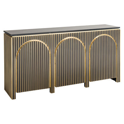 Richmond Möbel | Sideboard Les Arcs | Brushed-gold