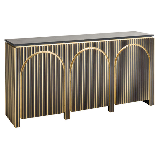 Richmond Möbel | Sideboard Les Arcs | Brushed-gold