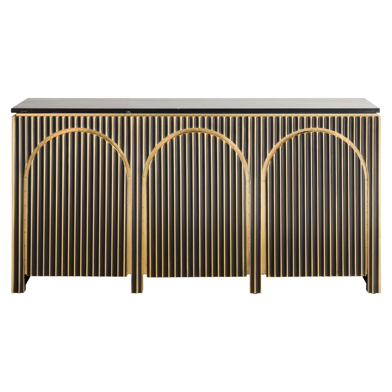 Richmond Möbel | Sideboard Les Arcs | Brushed-gold
