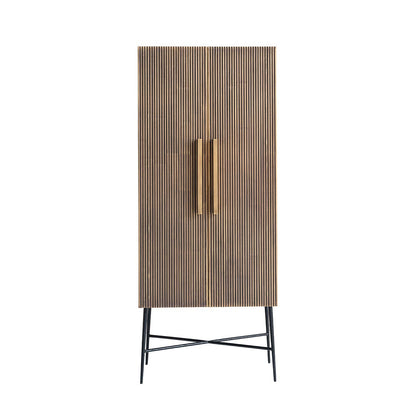 Richmond Möbel | Ironville | Schrank mit 2 Türen | Gold
