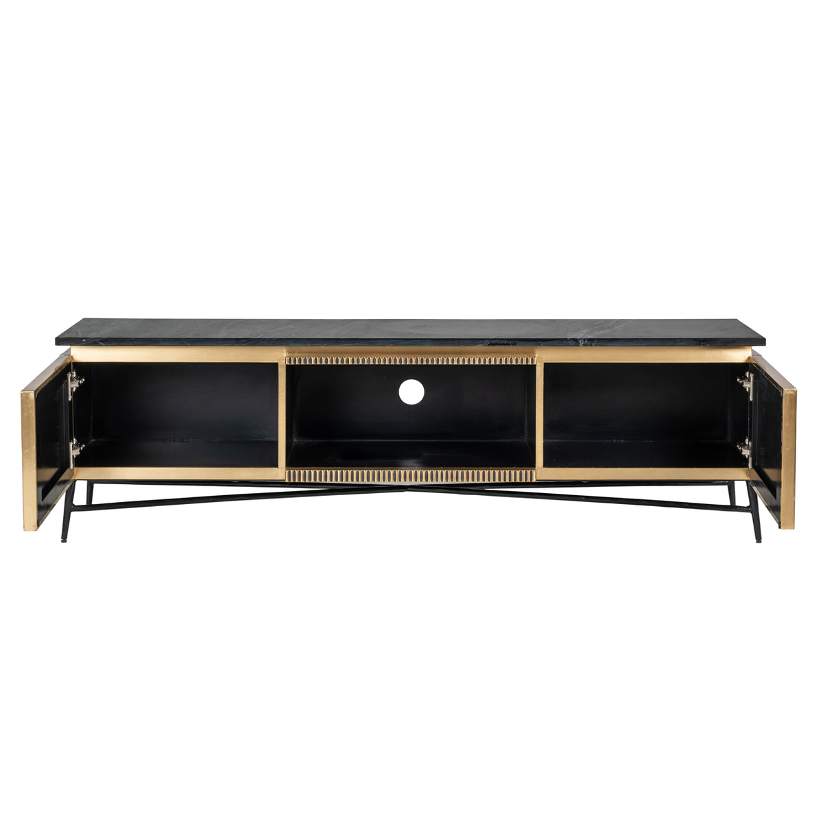 Richmond Möbel TV-Schrank Ironville gold | 210758
