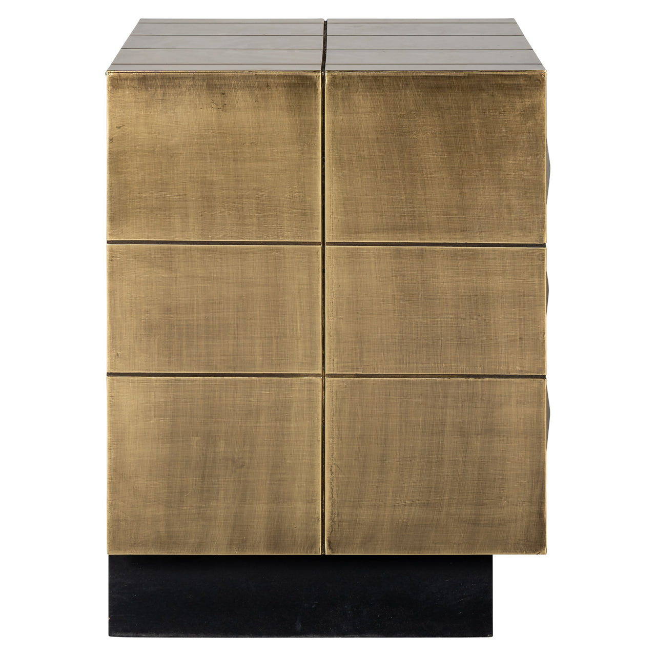 Richmond Möbel | Nachttisch Collada | Brushed-gold