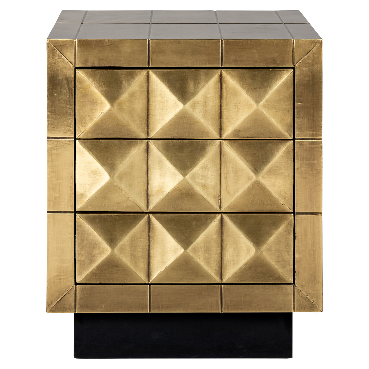 Richmond Möbel | Nachttisch Collada | Brushed-gold