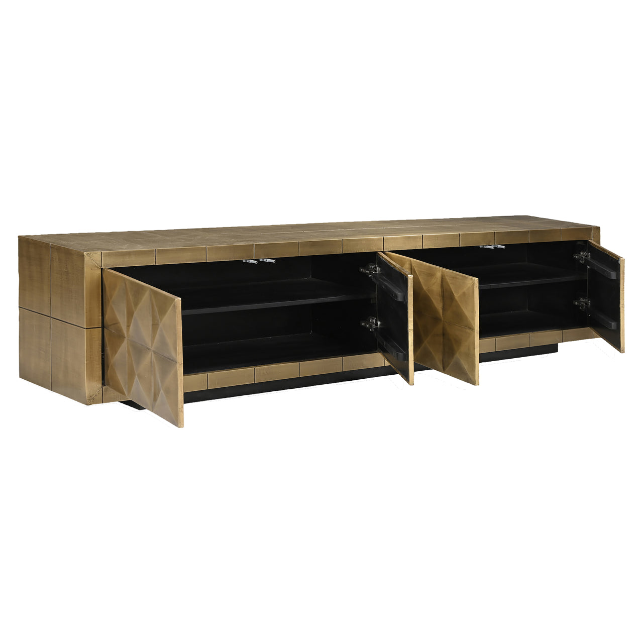 Richmond Möbel | TV-Schrank Collada | Brushed-gold