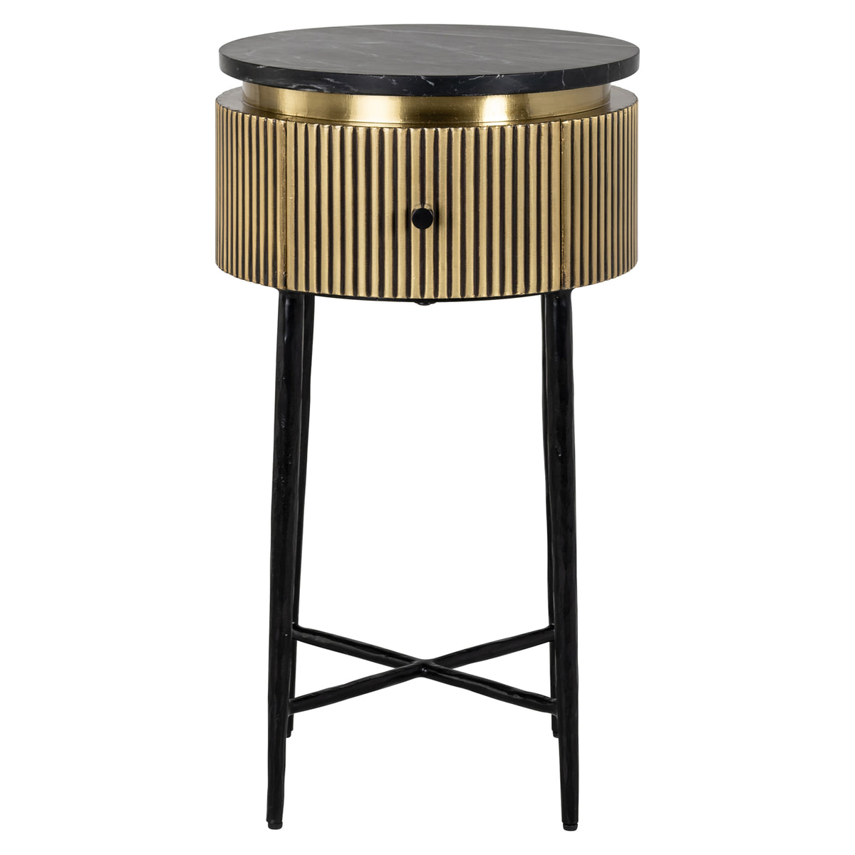 Richmond Möbel Beistelltisch Ironville gold | 211717
