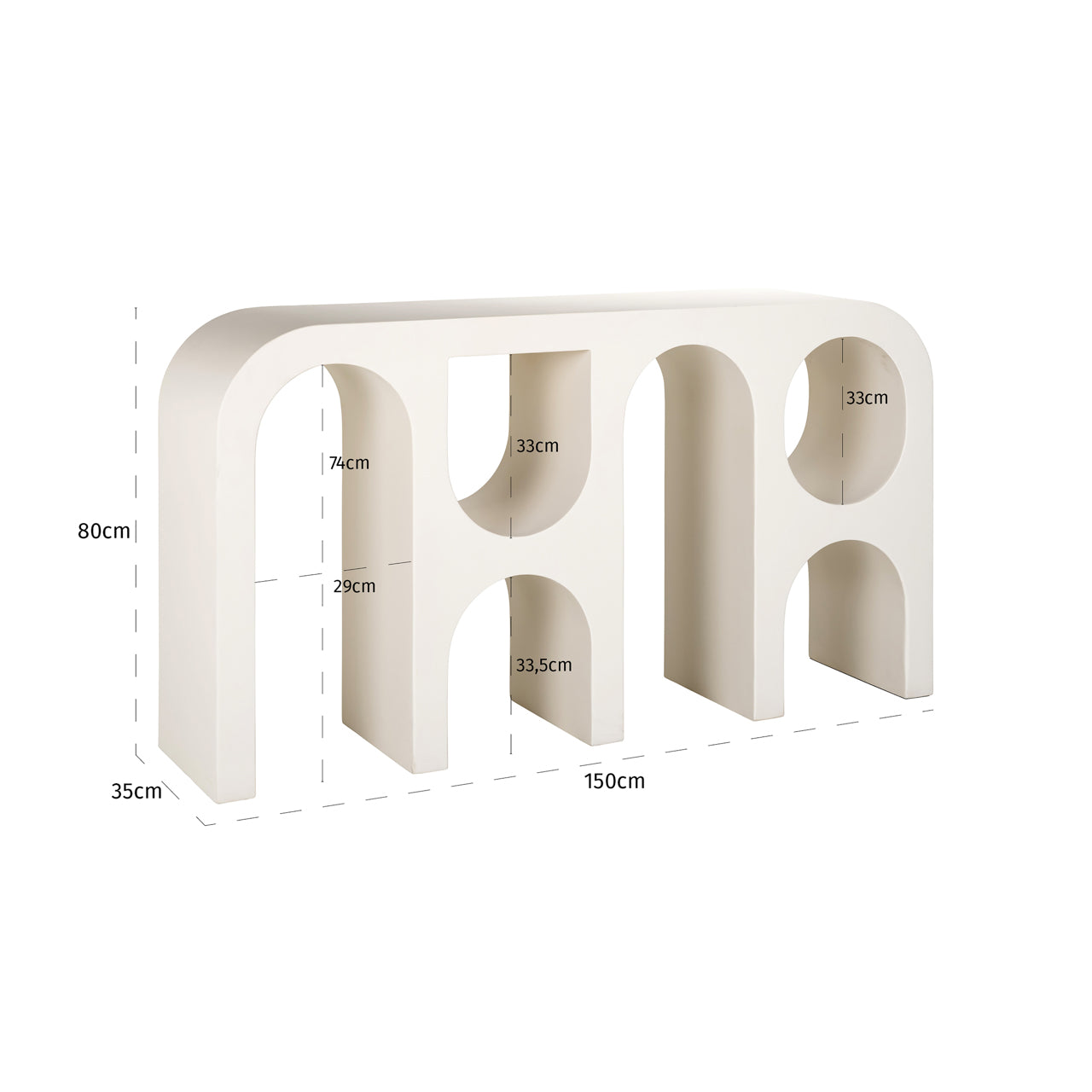 Richmond Möbel | Konsole Bloomstone | White
