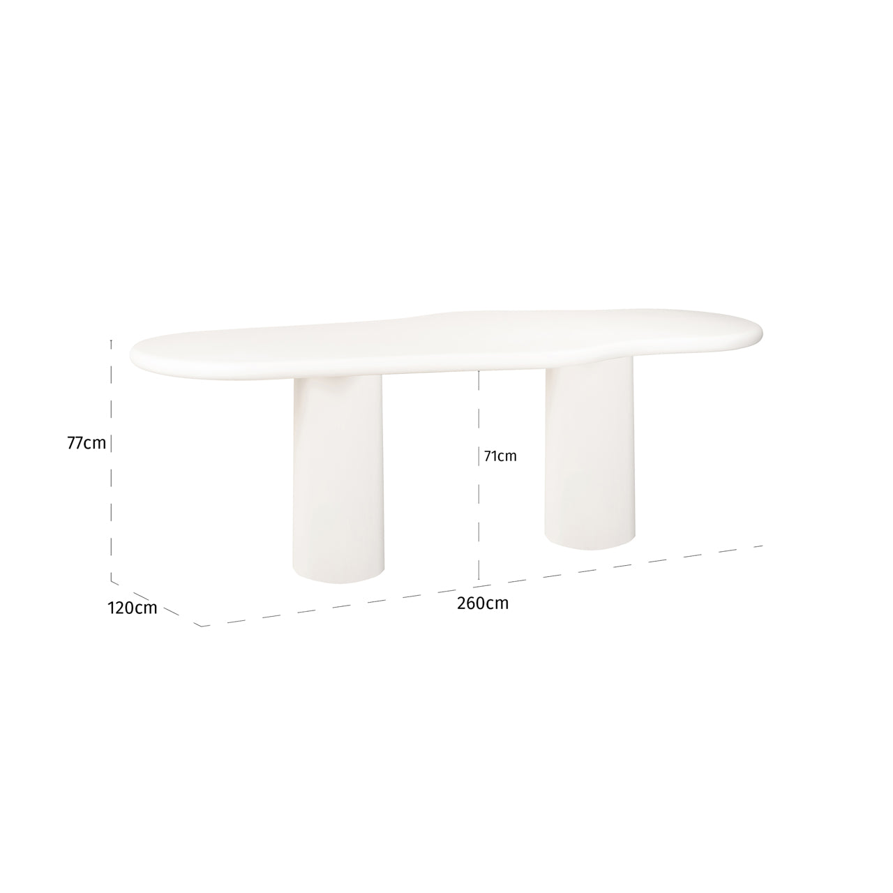 Richmond Möbel | Esstisch Bloomstone | White