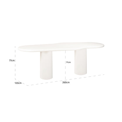 Richmond Möbel | Esstisch Bloomstone | White