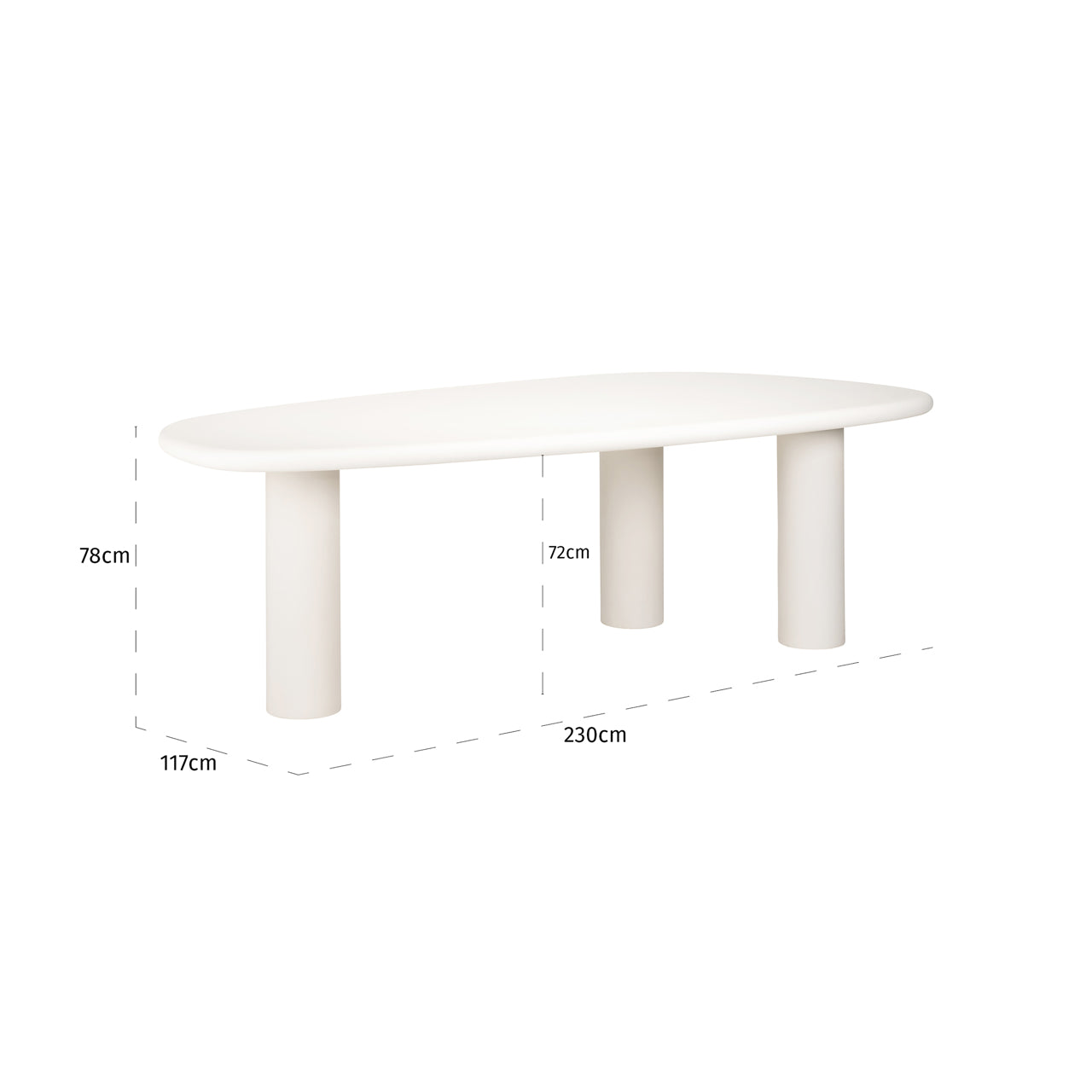 Richmond Möbel | Esstisch Bloomstone | White
