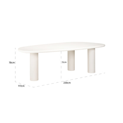 Richmond Möbel | Esstisch Bloomstone | White
