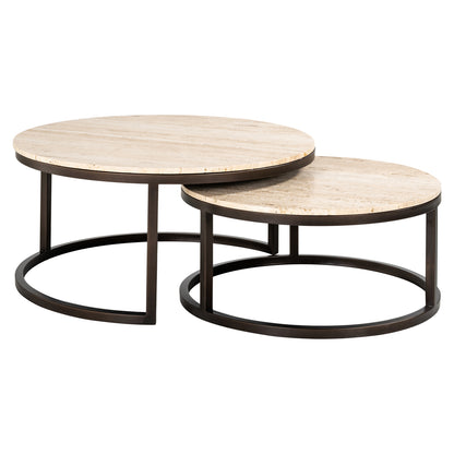 Richmond Möbel | Couchtisch Avalon (Set von 2) | Bronze