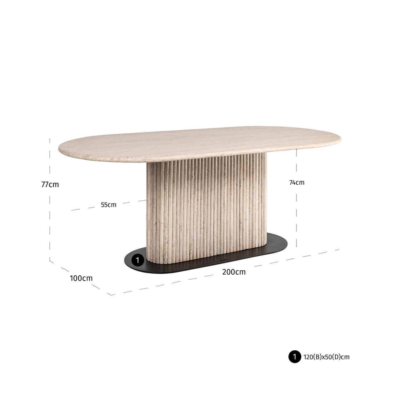 Richmond Möbel | Esstisch La Cantera | Beige