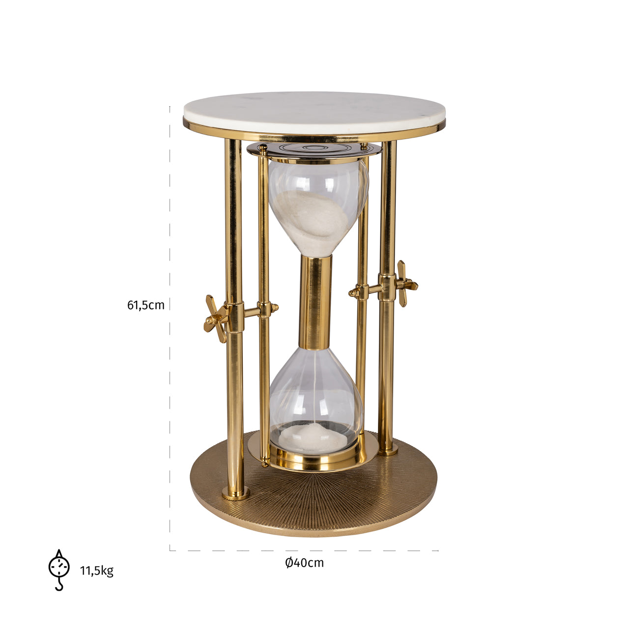 Richmond Möbel | Beistelltisch Tempus | Gold