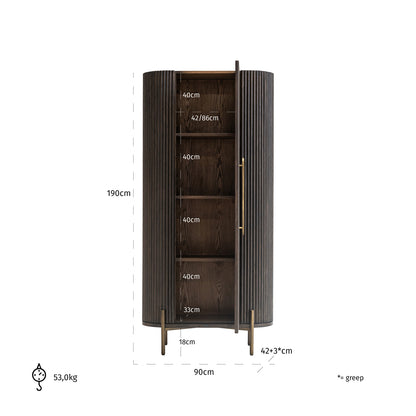 Richmond Möbel | Schrank Luxor | Brown