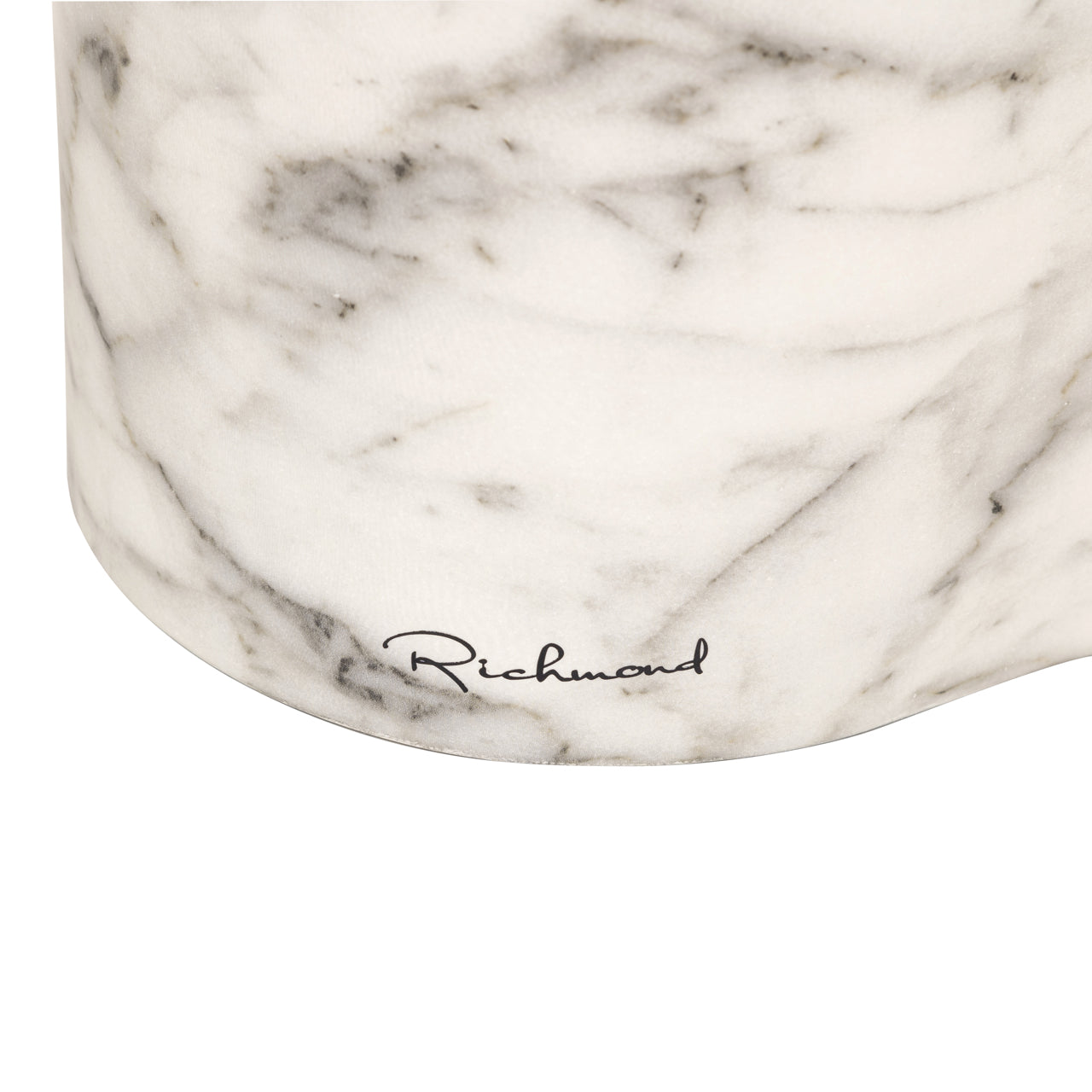 Richmond Möbel | Outdoor Beistelltisch Rockyard marble look | White