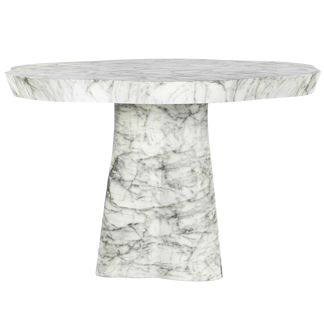 Richmond Möbel | Outdoor Esstisch Rockyard marble look | White