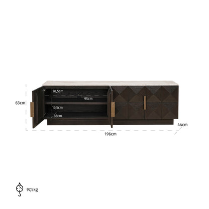 Richmond Möbel | TV-Schrank Claremont | Brown