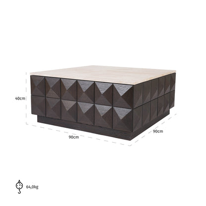 Richmond Möbel | Couchtisch Claremont | Brown