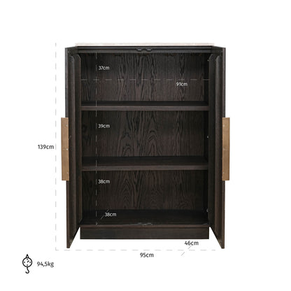 Richmond Möbel | Schrank Claremont | Brown