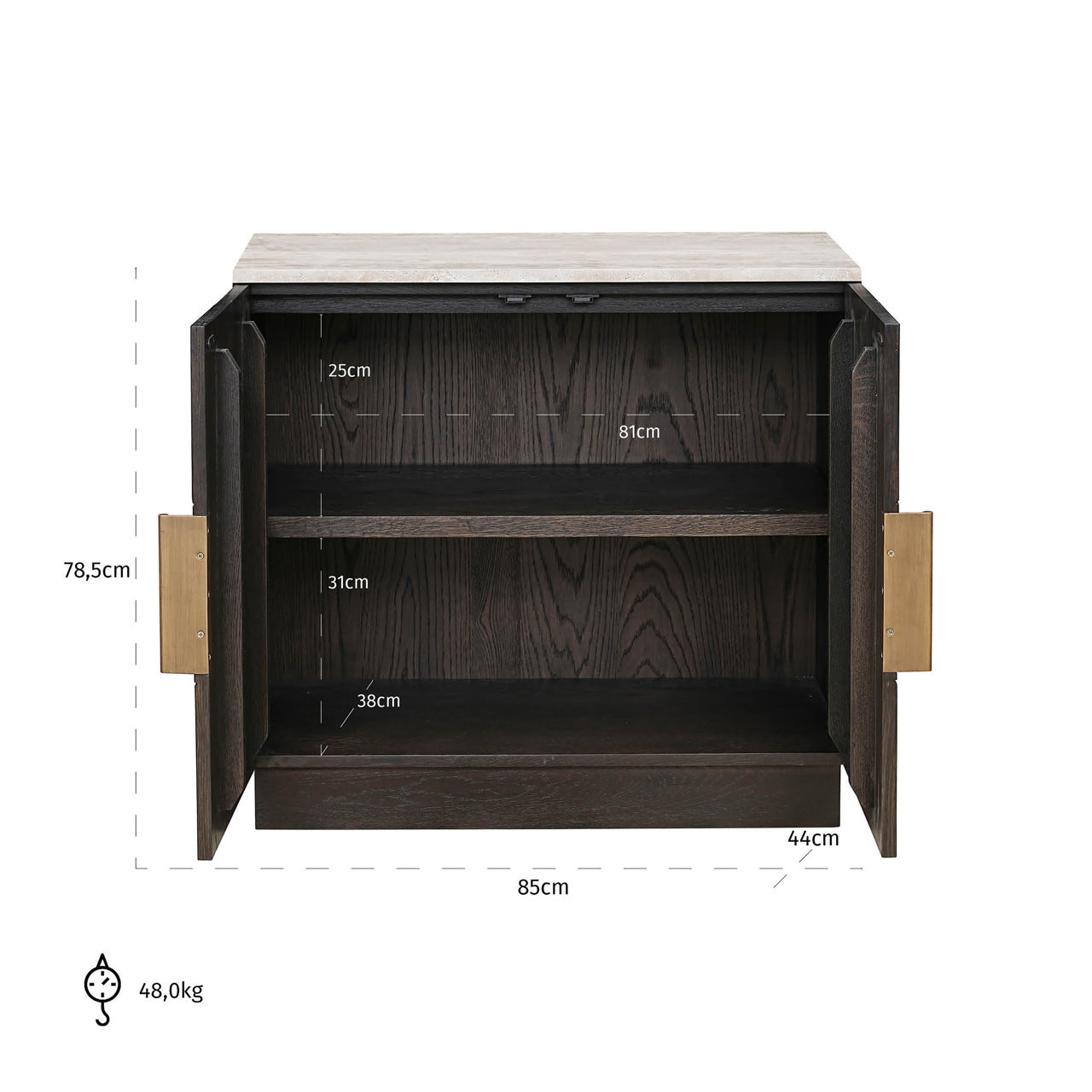 Richmond Möbel | Sideboard Claremont | Brown