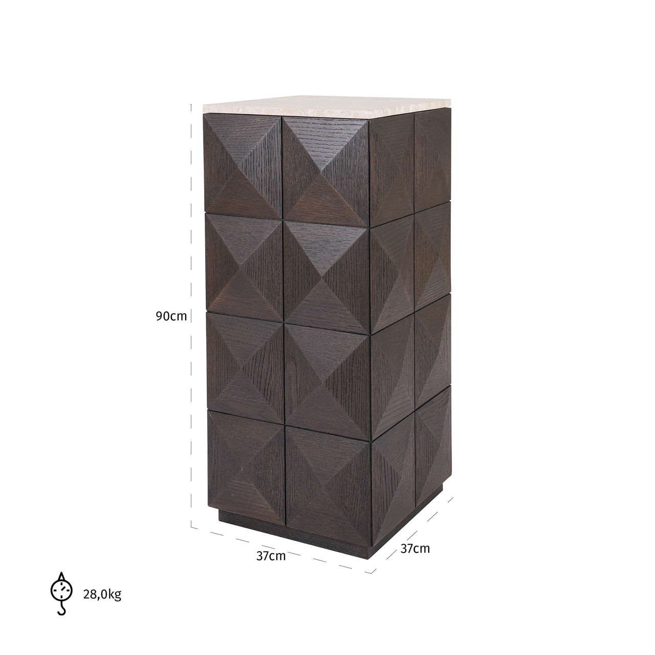 Richmond Möbel | Säule Claremont | Brown