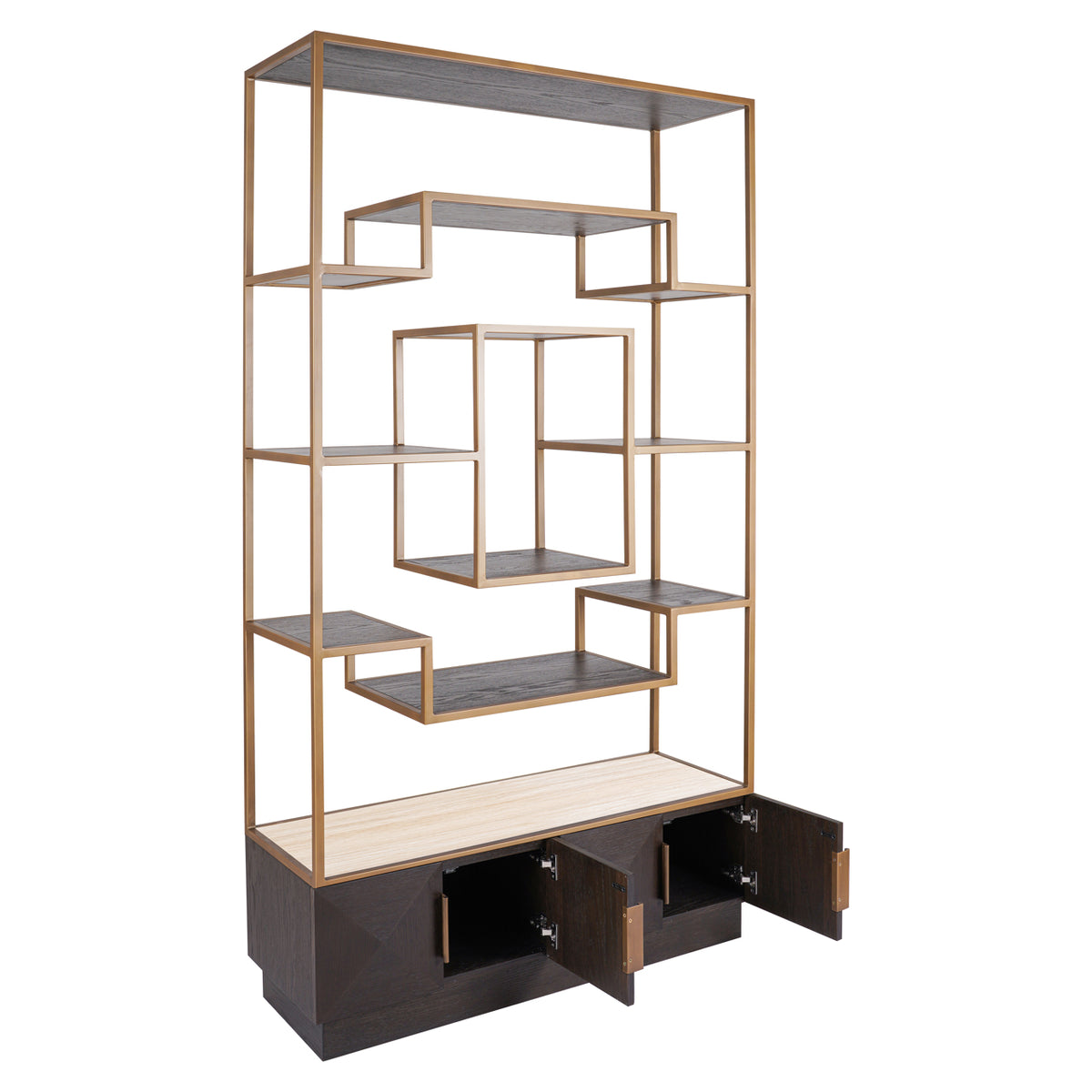 Richmond Möbel Vitrine Claremont brown | 212822