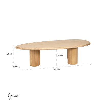 Richmond Möbel | Couchtisch Oakley | Natural-oak