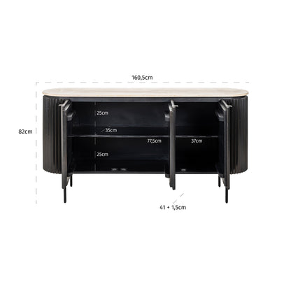 Richmond Möbel | Sideboard Hampton | Dark-brown