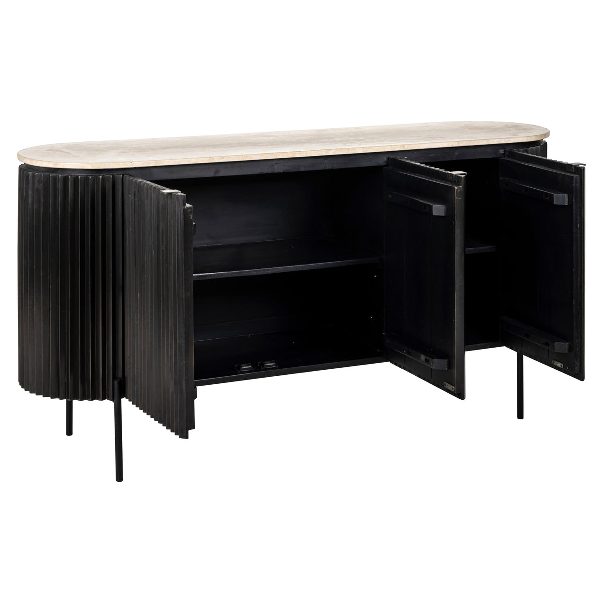 Richmond Möbel Sideboard Hampton dark brown | 211601