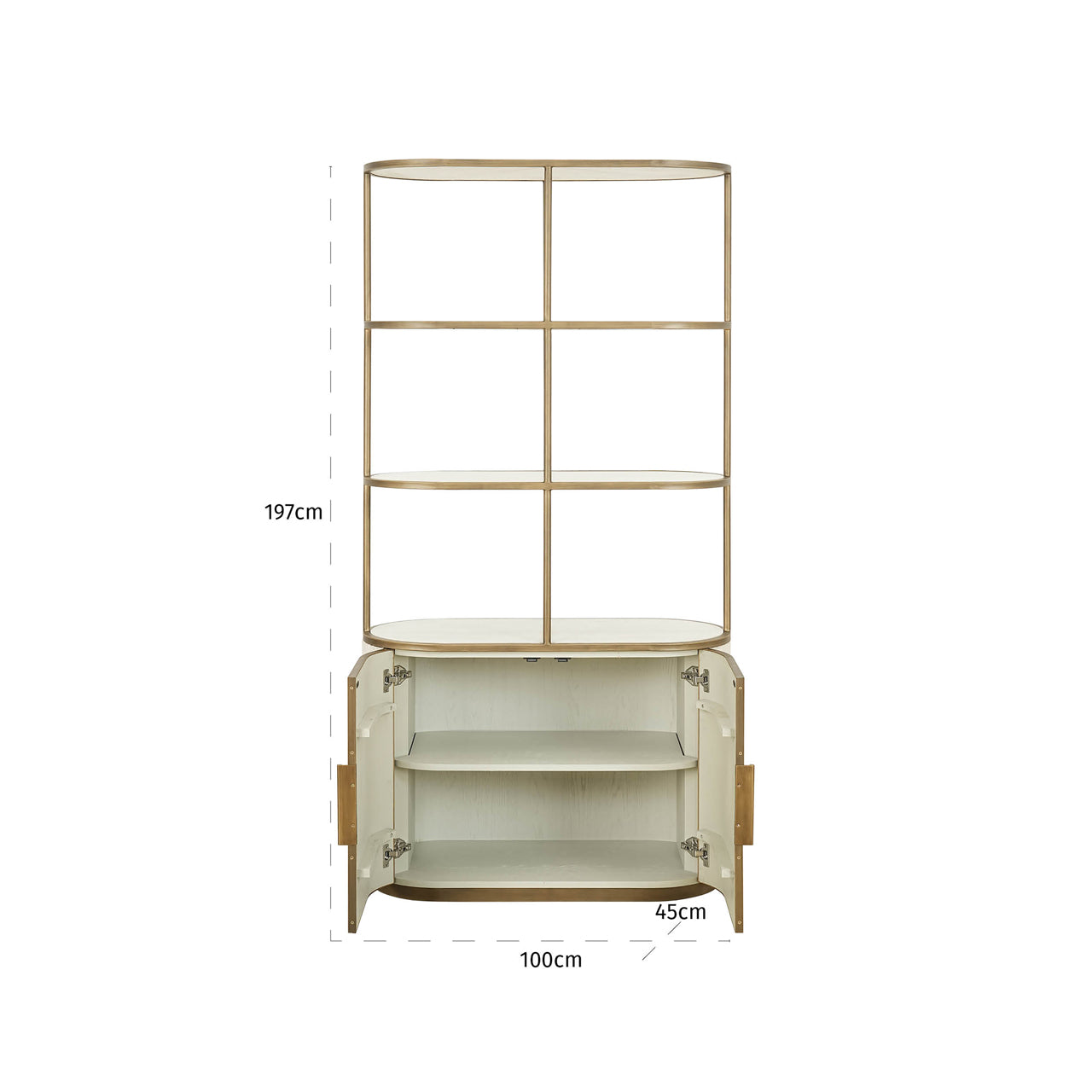 Richmond Möbel | Vitrine Tivoli | White