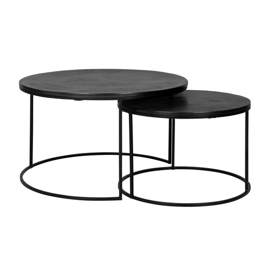 Richmond Möbel | Couchtisch Bolder (Set von 2) | Black