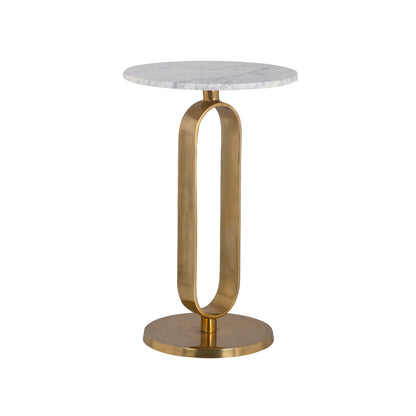 Richmond Möbel | Beistelltisch Celine | Brushed-gold
