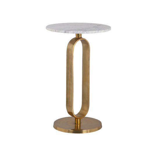 Richmond Möbel | Beistelltisch Celine | Brushed-gold