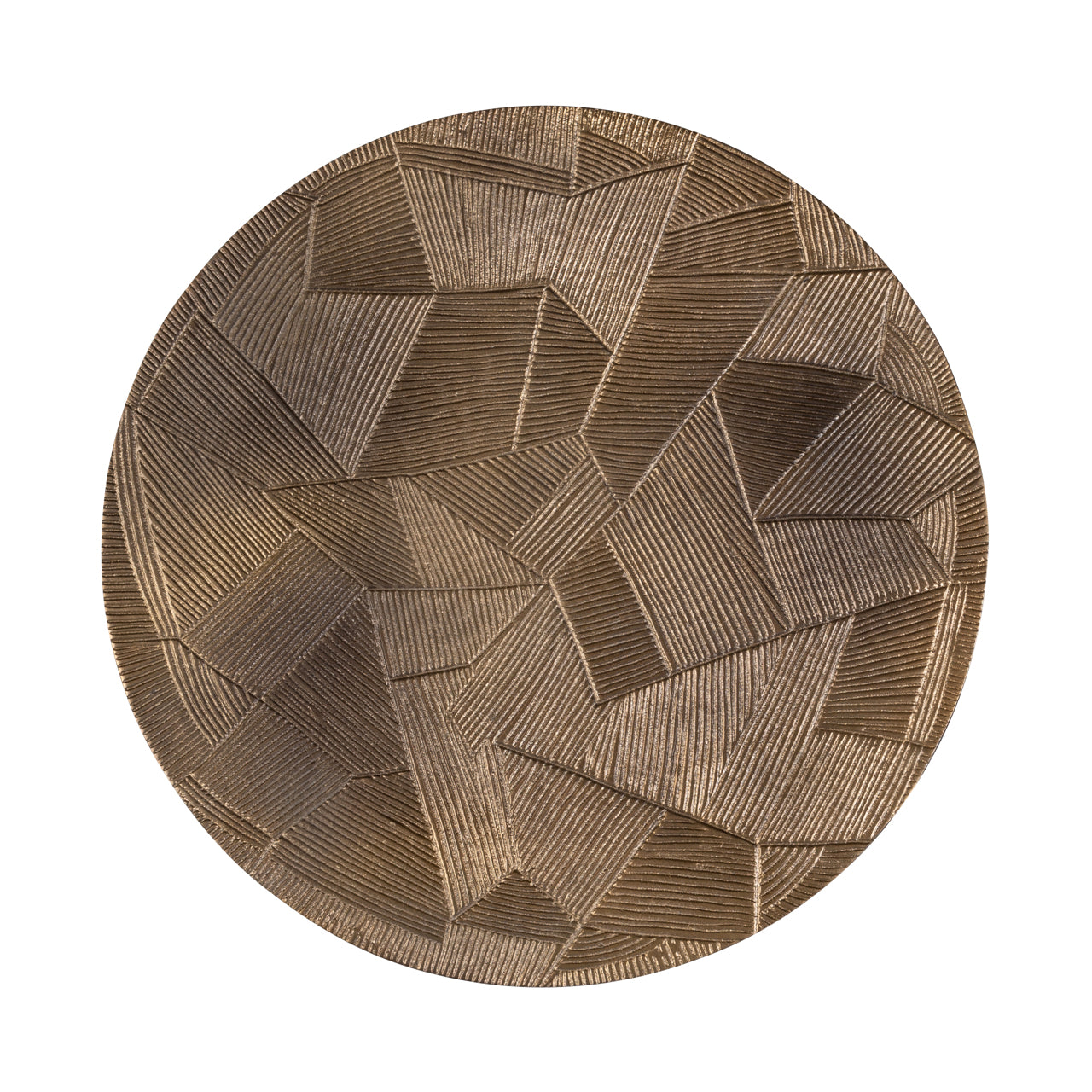 Richmond Möbel | Beistelltisch Tulum (Set von 2) | Brushed-gold