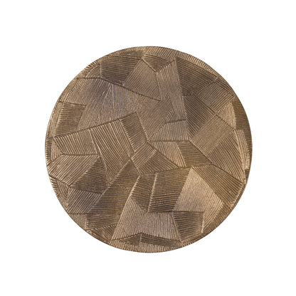 Richmond Möbel | Beistelltisch Tulum (Set von 2) | Brushed-gold