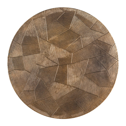 Richmond Möbel | Couchtisch Tulum (Set von 2) | Brushed-gold