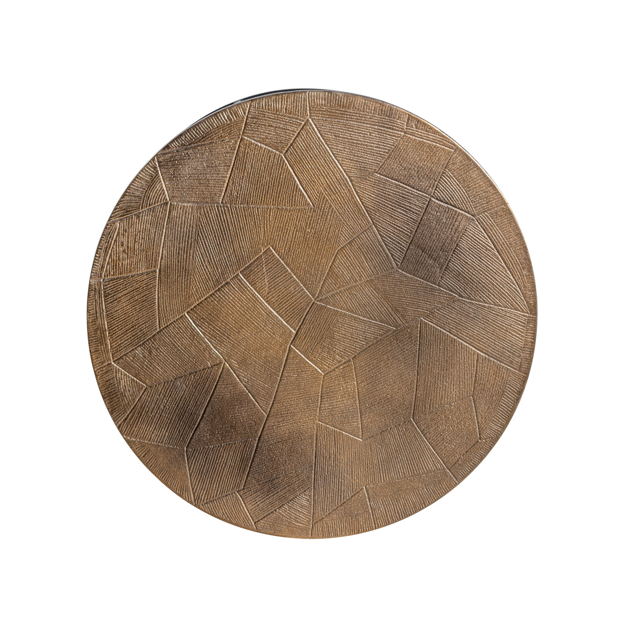 Richmond Möbel | Couchtisch Tulum (Set von 2) | Brushed-gold