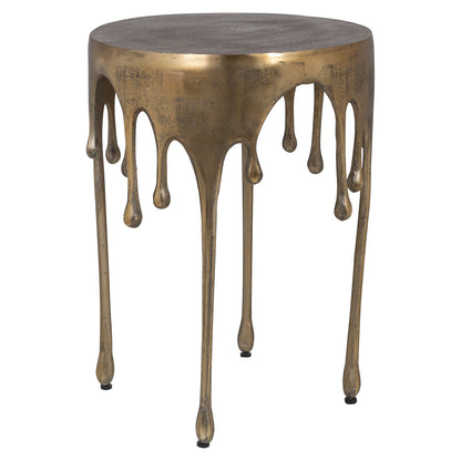 Richmond Möbel | Beistelltisch Carly | Brushed-gold