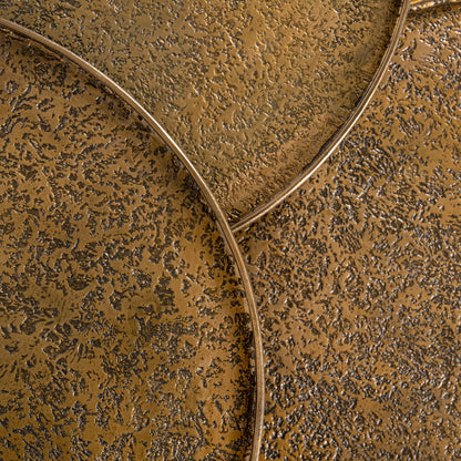 Richmond Möbel | Couchtisch Luton (Set von 3) | Black-gold