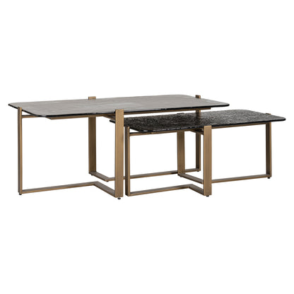 Richmond Möbel | Couchtisch Sterling (Set von 2) | Brown