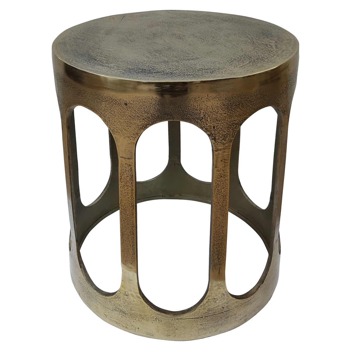 Richmond Möbel Beistelltisch Du Pont brushed gold | 212302