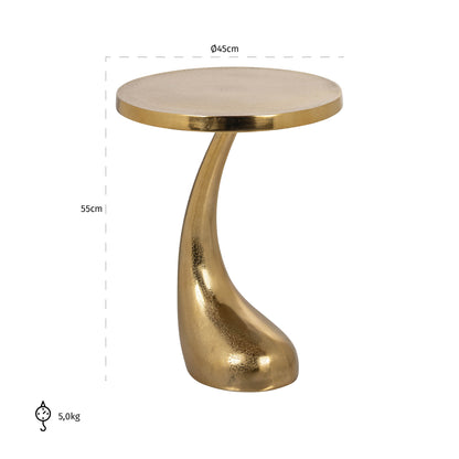 Richmond Möbel | Beistelltisch Dolphin | Gold